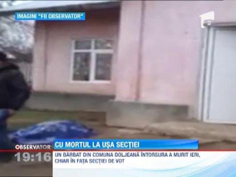 IMAGINI SOCANTE! / Barbatul care a murit in fata sectiei de vot a zacut minute in sir in asteptarea ambulantei