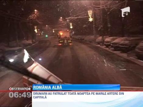 Iarna s-a mutat in jumatatea de est a Romaniei