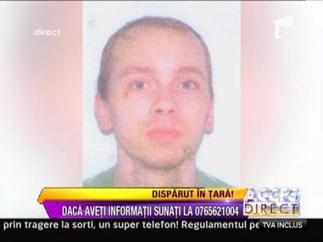 Acces Direct cere ajutorul fanilor pentru gasirea unui tanar disparut