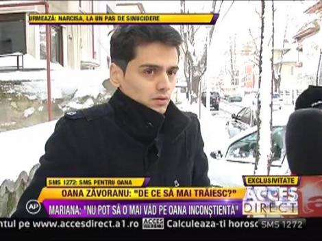 Razvan, iubitul Oanei: "Oana nu trebuie sa mai mearga la spital, doar daca se simte rau"