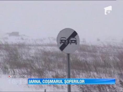 Iarna, cosmarul soferilor