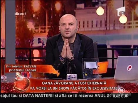 Razvan, prietenul Oanei: "Nu a consumat niciun fel de drog. A fost in coma de gradul 4!"