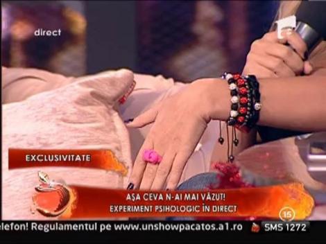 Simona Trasca, supusa unui experiment psihologic cu plastilina