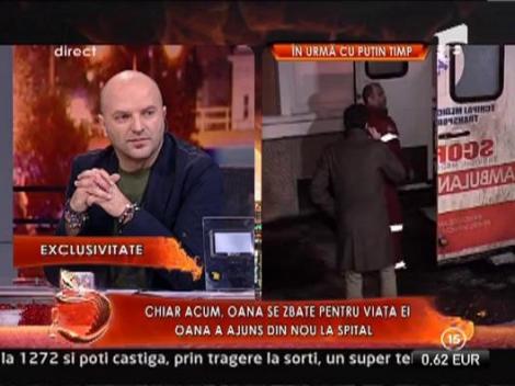 Imagini cu Oana Zavoranu din momentul cand a ajuns la spital!