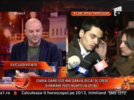 Razvan, dupa internarea Oanei in spital: "Este constienta si se afla intr-o stare buna"