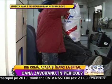 Oana Zavoranu din coma, acasa si inapoi la spital