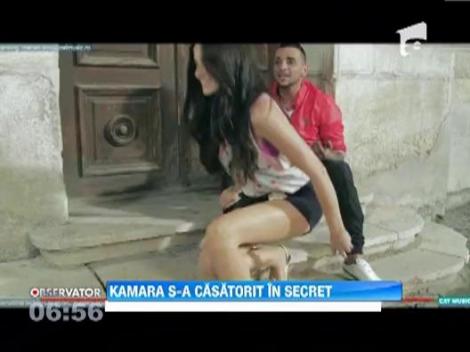 Kamara de la Alb Negru s-a casatorit in mare secret cu logodnica sa, Oana