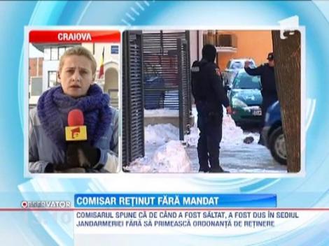 Comisarul IPJ OLT, ridicat pentru santaj si evaziune fiscala, ii acuza de abuz pe anchetatori