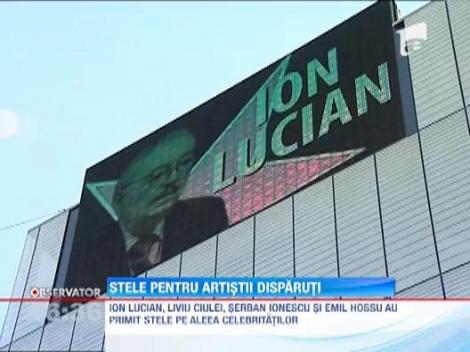 UPDATE / Serban Ionescu, Liviu Ciulei, Ion Lucian si Emil Hossu au primit cate o stea pe Aleea Celebritatilor