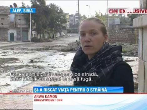 Un adolescent sirian a mers printr-o ploaie de gloante ca sa salveze o straina