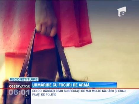Politistii din Ilfov au tras zece focuri de arma si au avariat doua masini ca sa puna mana pe doi talhari