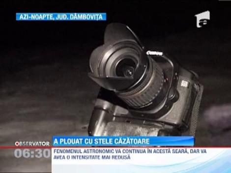 Spectacol pe cer, noaptea trecuta: Ploaie de stele cazatoare