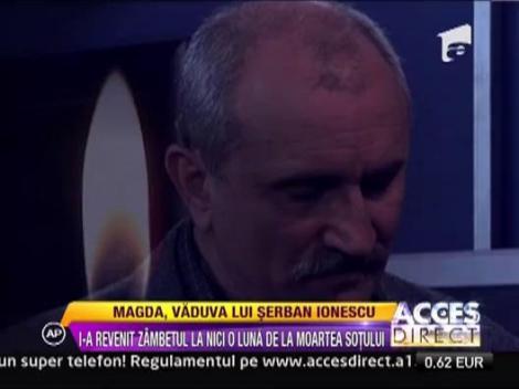 Magda Catone, zambitoare la dezvelirea stelei lui Serban Ionescu