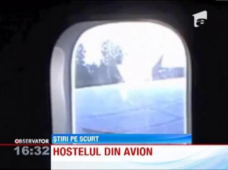 Imaginatie + buget = LOVE. Transformarea unui Boeing 474 in hostel