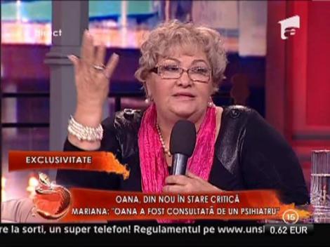 Mariana: "Oana e deranjata ca Pepe a renuntat prea usor la ea"