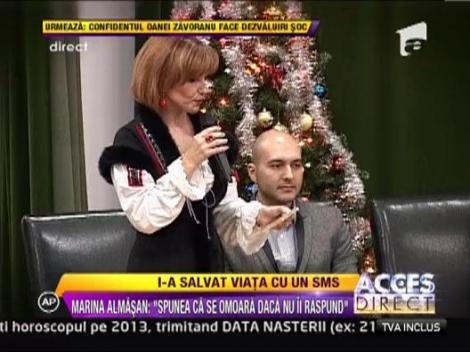 Marina Almasan a salvat viata unui sinucigas