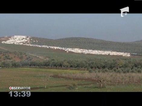 Aproximativ 140 de mii de refugiati sirieni risca sa moara inghetati in Turcia