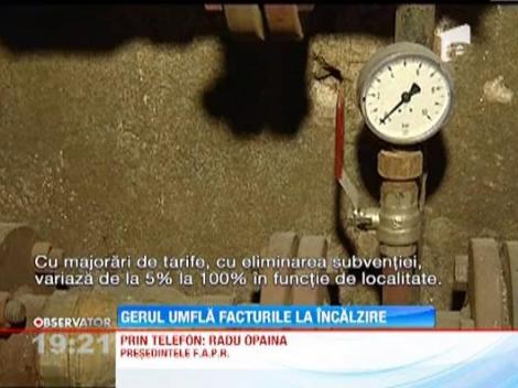 Gerul umfla facturile la incalzire