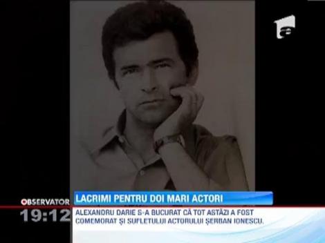 Anca Pandrea a plans in continuu la slujba de pomenire a lui Iurie Darie 