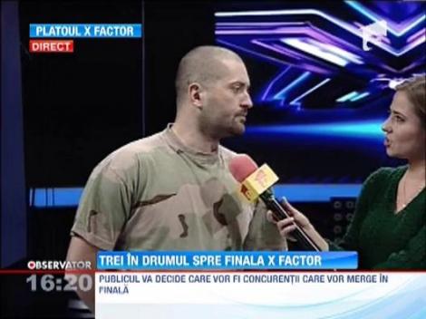 Trei in drumul spre finala X Factor