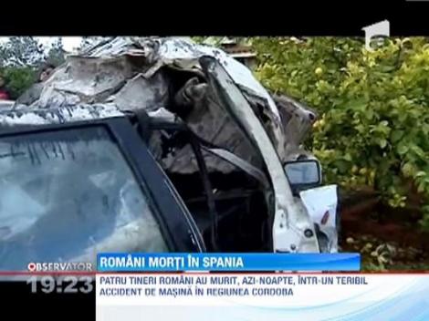 Patru romani si-au pierdut viata intr-un accident petrecut in Spania