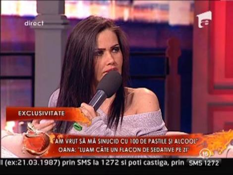 Oana Zavoranu: "Luam cate un flacon de sedative pe zi"