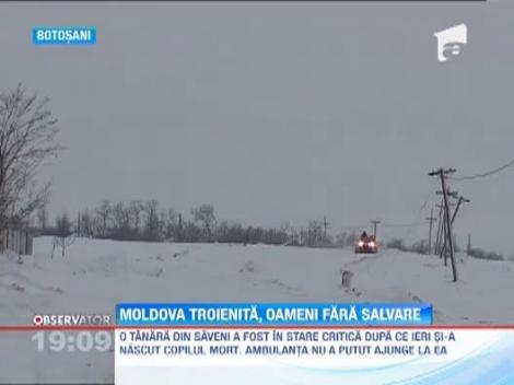 UPDATE! Operatiunile de salvare din nameti sunt adevarate aventuri in nordul Moldovei!