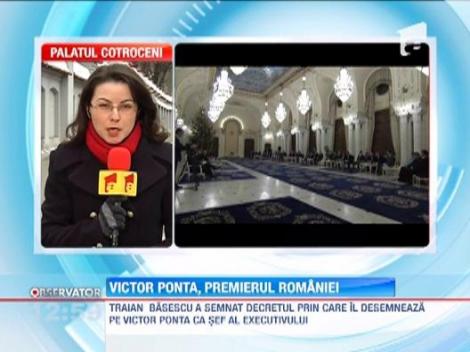 Victor Ponta ramane premierul Romaniei. Traian Basescu a semnat decretul care il mentine in fruntea executivului