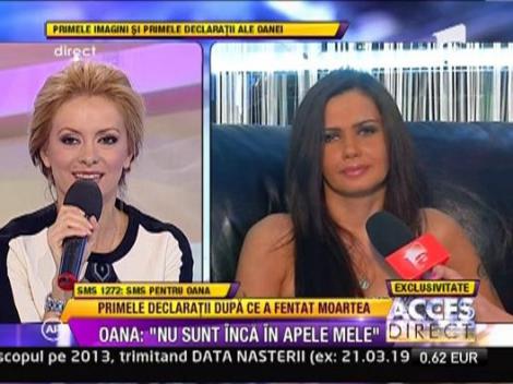 Oana Zavoranu, primele declaratii de la externare: "Gestul pe care l-am facut nu are legatura cu Pepe"