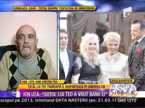 Ion Uta: ‘’Constantin Iosef era prea lingusitor cu Teo ‘’