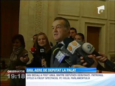 UPDATE! Gigi Becali, aere de deputat la Palat