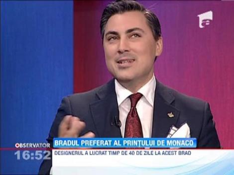 Bradul creat de Alexandru Ciucu, cumparat de Printul Albert de Monaco