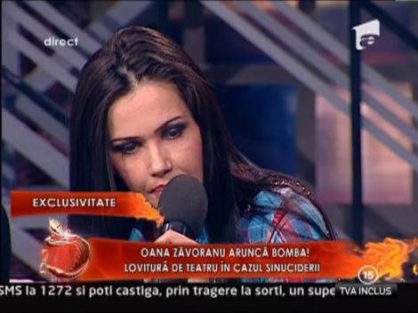 Oana Zavoranu arunca bomba! Zavo: "Exista riscul sa mai incerc sa ma sinucid"
