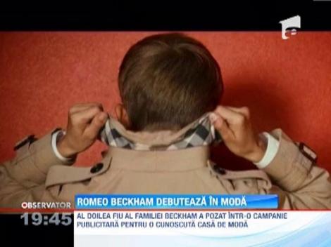 Romeo Beckham si-a facut debutul in modeling pentru un renumit brand de haine