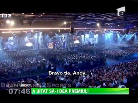 Andy Murray, desemnat a treia personalitate a sportului britanic in anul 2012