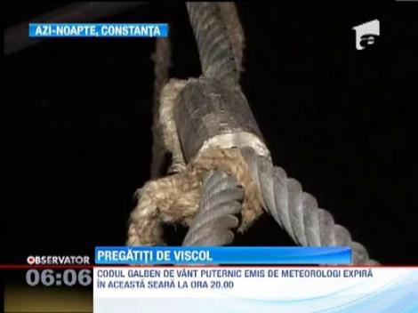 Avertizare cod galben de ninsori si vant puternic: Valuri de sase metri in largul Marii Negre