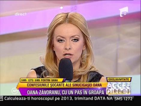 Cu un pas in groapa! Confesiunile socante ale sinucigasei Oana!