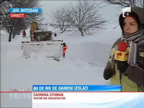 80 de mii de oameni sunt inca prizonieri in propriile case in judetul Botosani