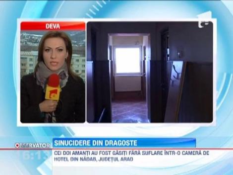 Arad: Doi amanti s-au sinucis din dragoste intr-o camera de hotel din Nadab