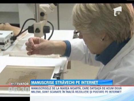 Celebrele manuscrise de la Marea Moarta vor putea fi consultate de oricine, pe internet