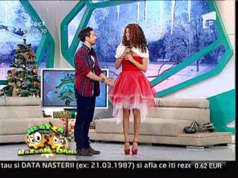 Natalia Barbu a intrat in spiritul Craciunului