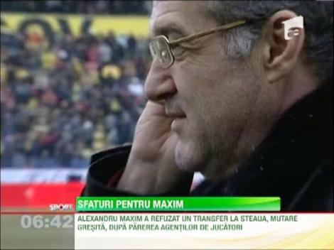 Sfaturi pentru Alexandru Maxim
