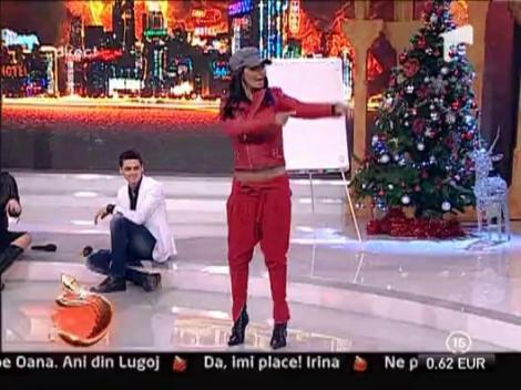 Oana Zavoranu, miscari ametitoare pe melodia "Billy Jean"