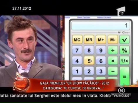 Costin Marculescu, castigator categorie “Te cunosc de undeva’’