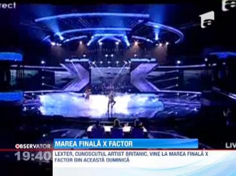 Artistul britanic Lexter vine la Finala X Factor