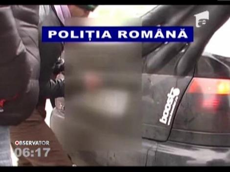 Prins cu masina plina cu petarde periculoase