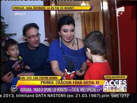 Adriana Bahmuteanu, primul Craciun fara Silviu Prigoana