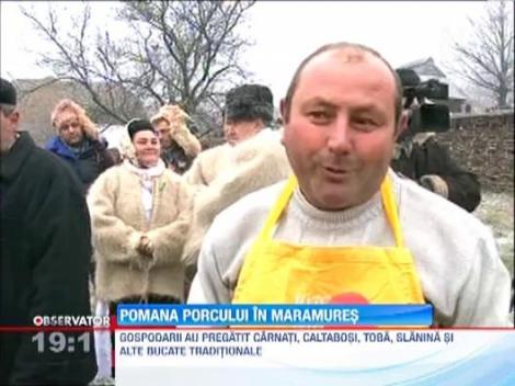 Turistii straini, impresionati de traditiile maramuresene de Craciun