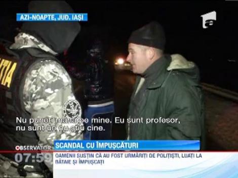 Scandal cu focuri de arma intr-o comuna din judetul Iasi