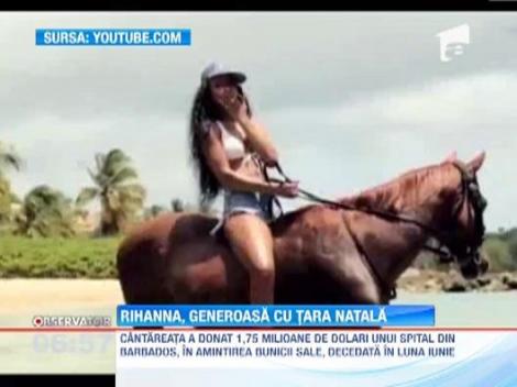 Rihanna a donat 1,7 milioane de dolari unui spital